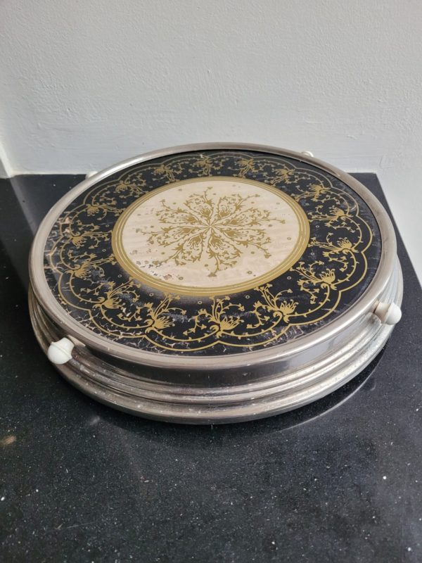 Vintage taart/vlaai draaibare opdienschaal - Afbeelding 6