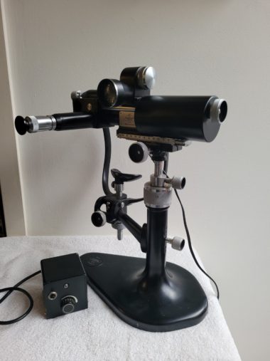 Keratometer, optisch instrument jaren 30