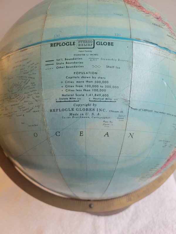 Replogle globe jaren 50 - Afbeelding 2