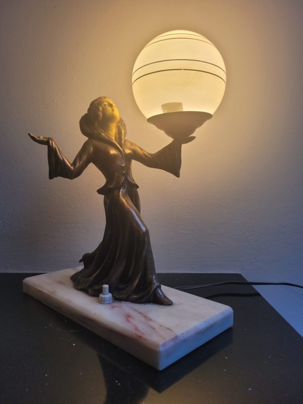 Art Deco sfeerlamp - Afbeelding 7