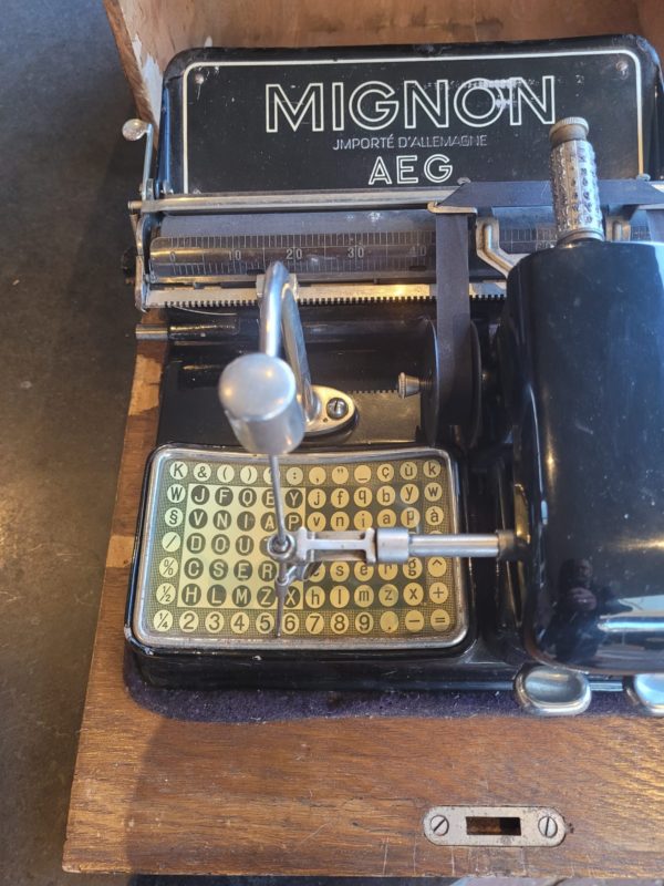 Mignon antieke typmachine - Afbeelding 7
