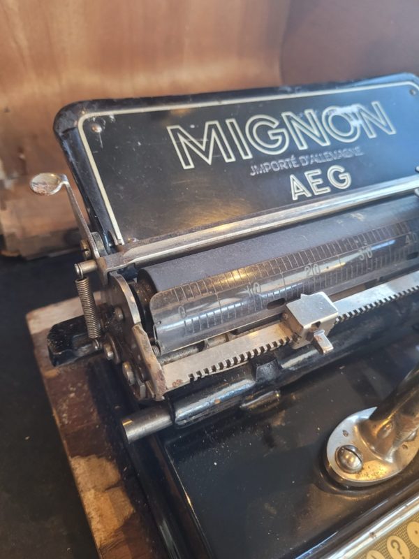 Mignon antieke typmachine - Afbeelding 5