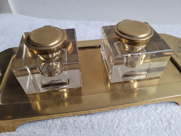 Jugendstil bureau garnituur inktstel - Afbeelding 6