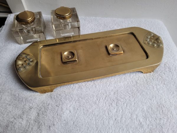 Jugendstil bureau garnituur inktstel - Afbeelding 4
