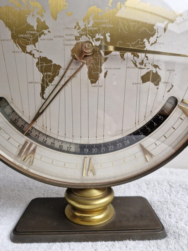 Kienzle vroeg exemplaar wereldklok, weltuhr, world clock - Afbeelding 3