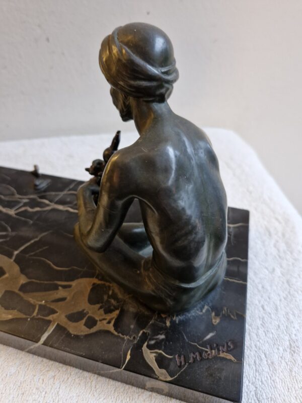 Art Deco sculpture H. Molins - Afbeelding 4